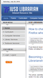 Mobile Screenshot of library.iusd.org
