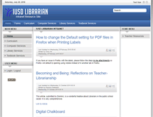 Tablet Screenshot of library.iusd.org